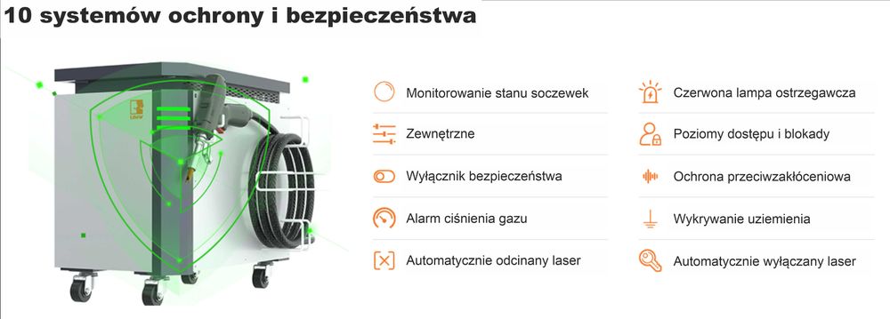 Spawarka laserowa chłodzona powietrzem 1,5KW