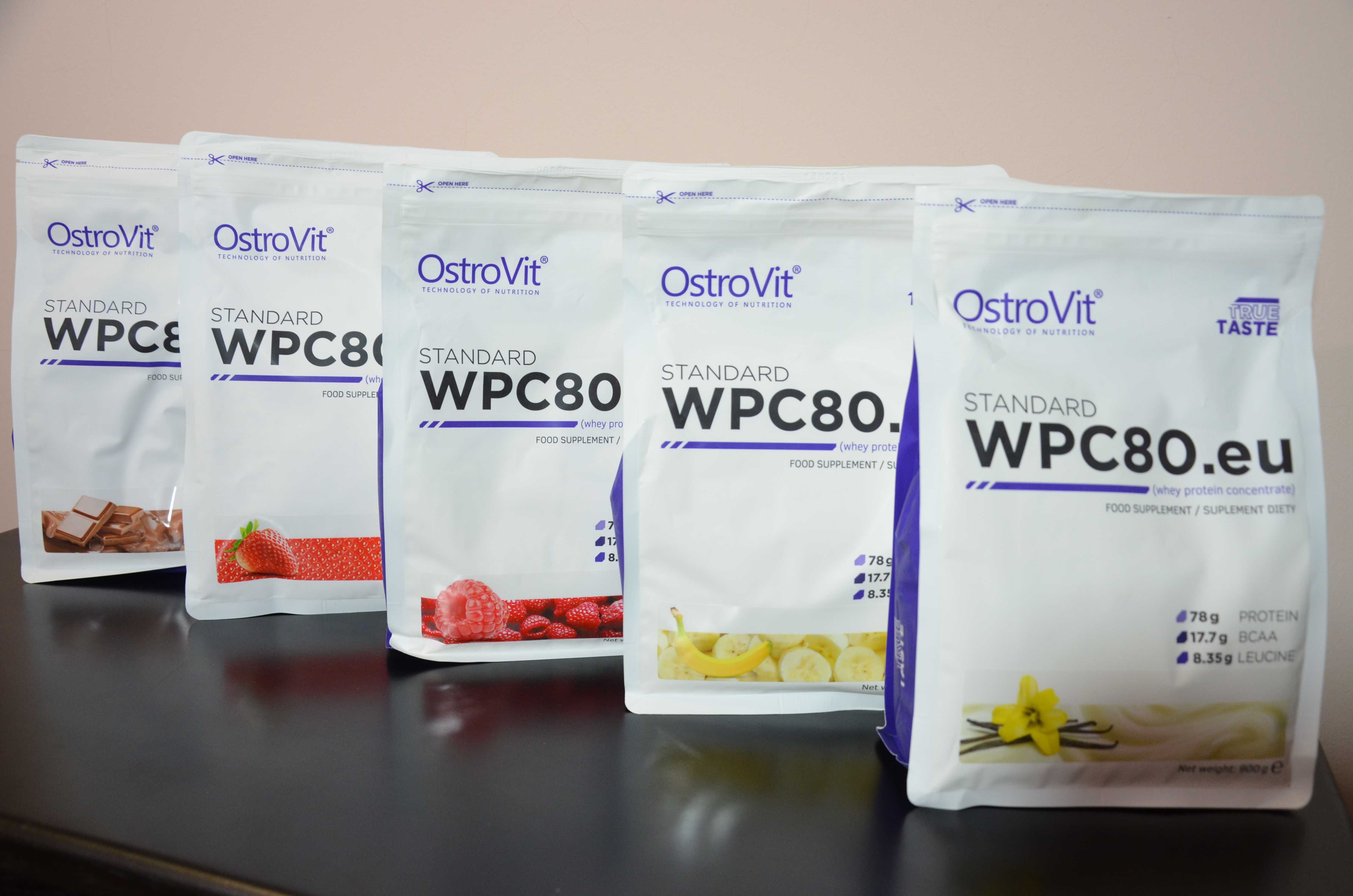 АКЦИЯ Протеин Standart WPC 80 Whey Protein Ostrovit 900 грамм Польша