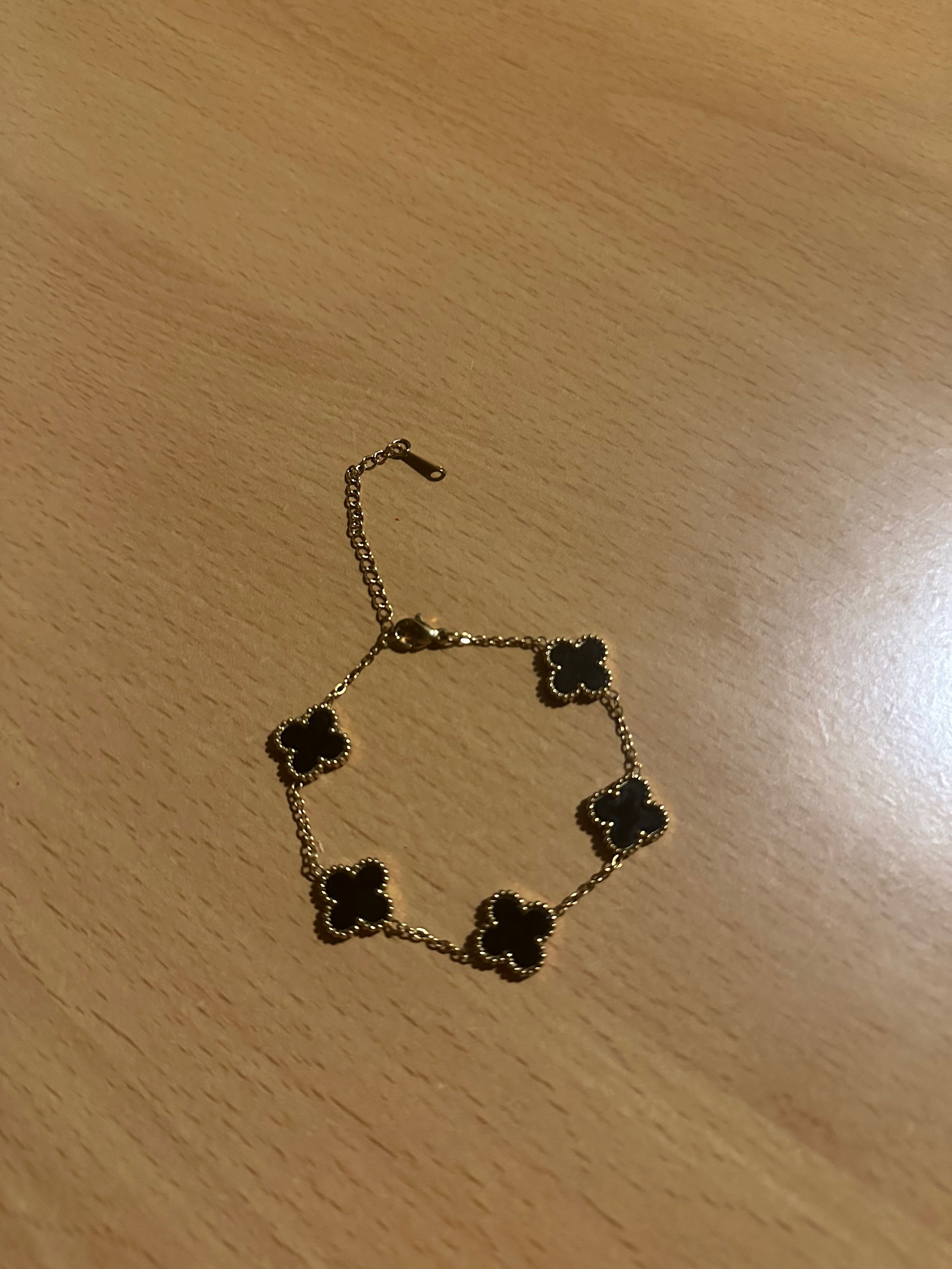 Pulseira Van Cleef preta