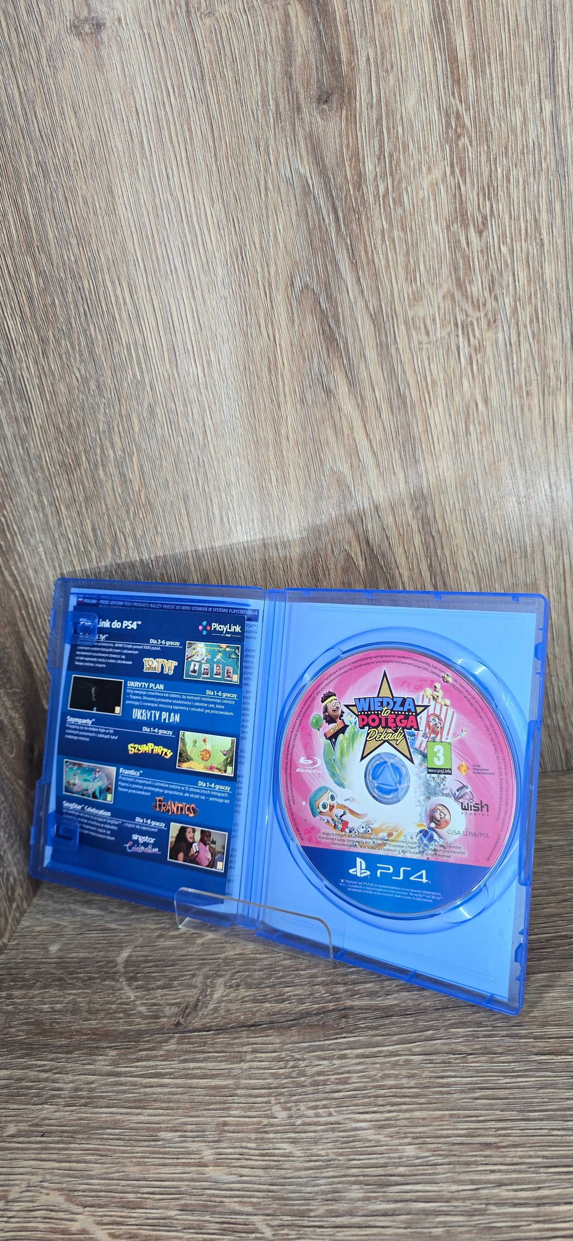 Gra Wiedza to Potęga Dekady Polska Wersja Językowa PS4