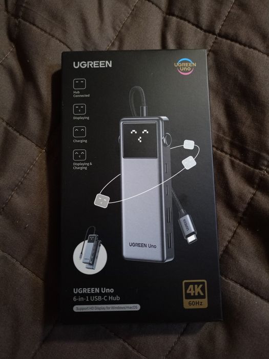 UGREEN Uno 6-in-1 USB-C Hub (новий, у коробці)