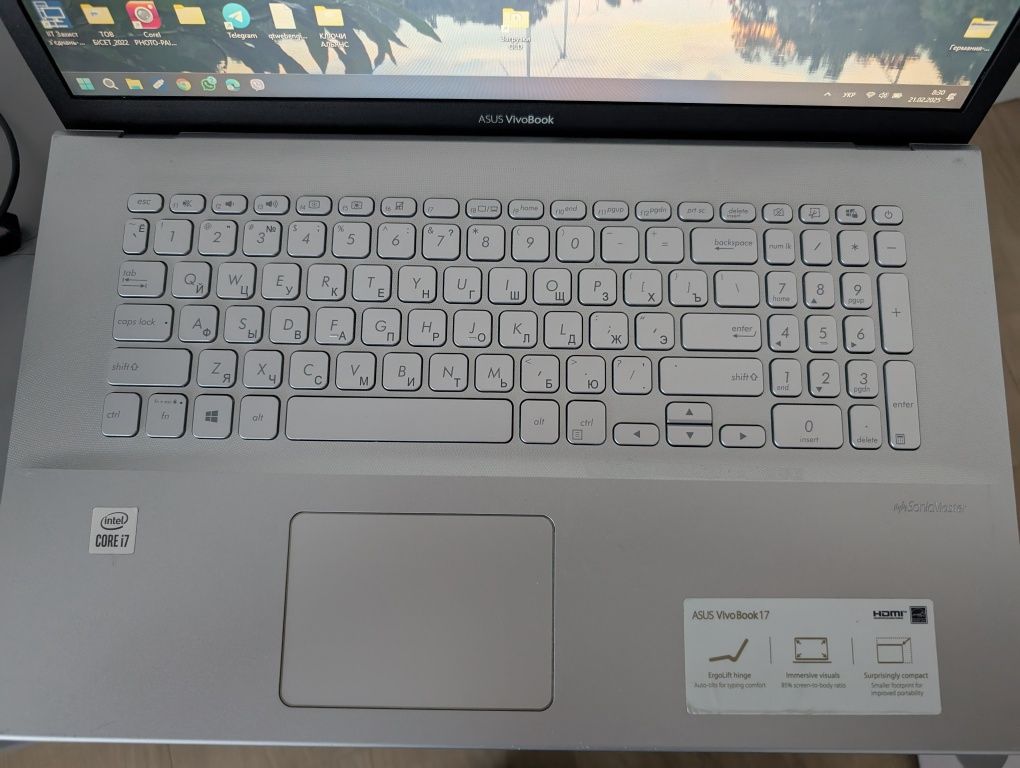 Ноутбук 17.3" Asus VivoBook X712J  i7-1065G7 / 16 GB DDR4 / 512 GB SSD