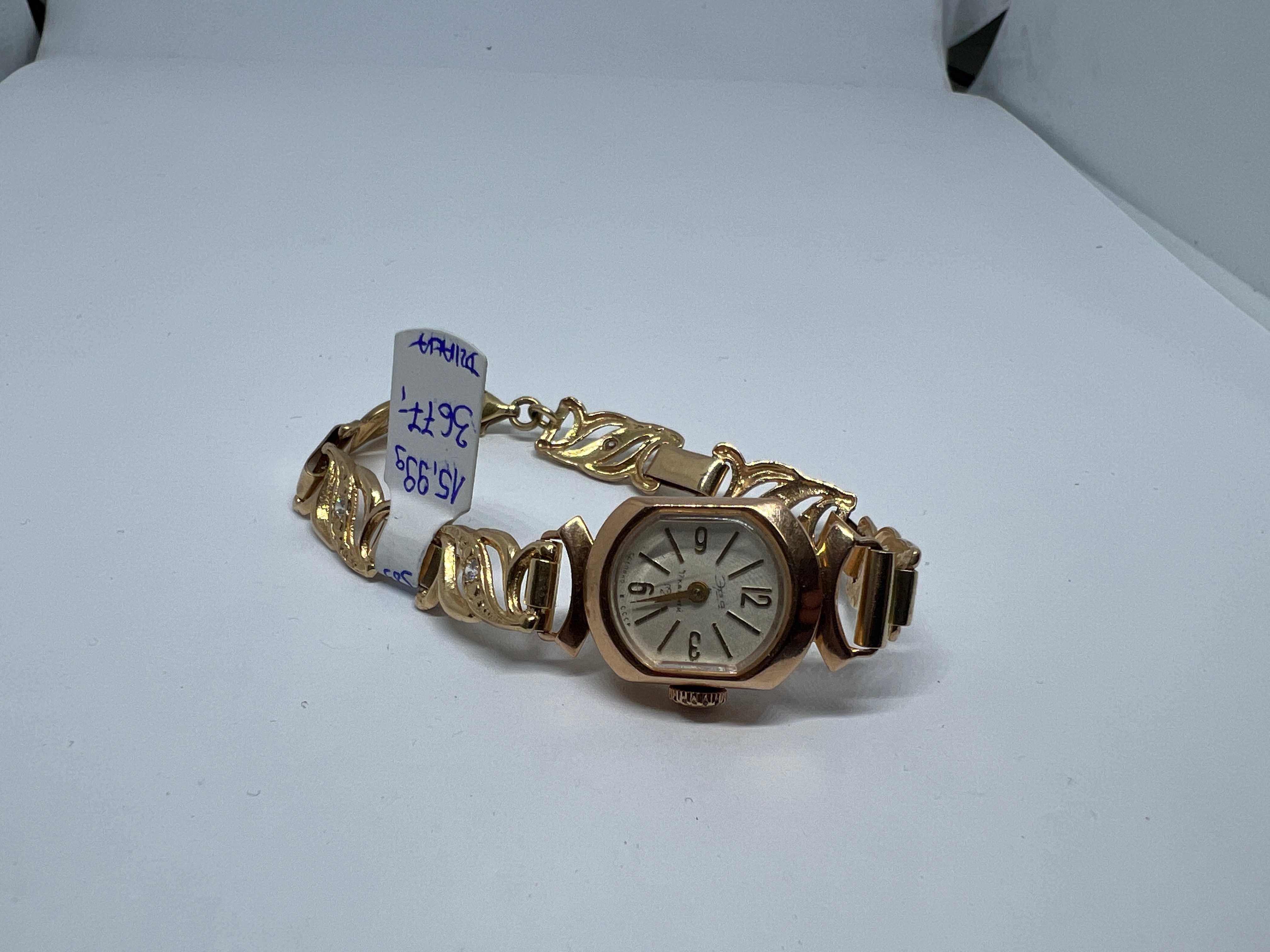 Złoty Zegarek Damski 15,99g P583 * Lombard Madej Gorlice