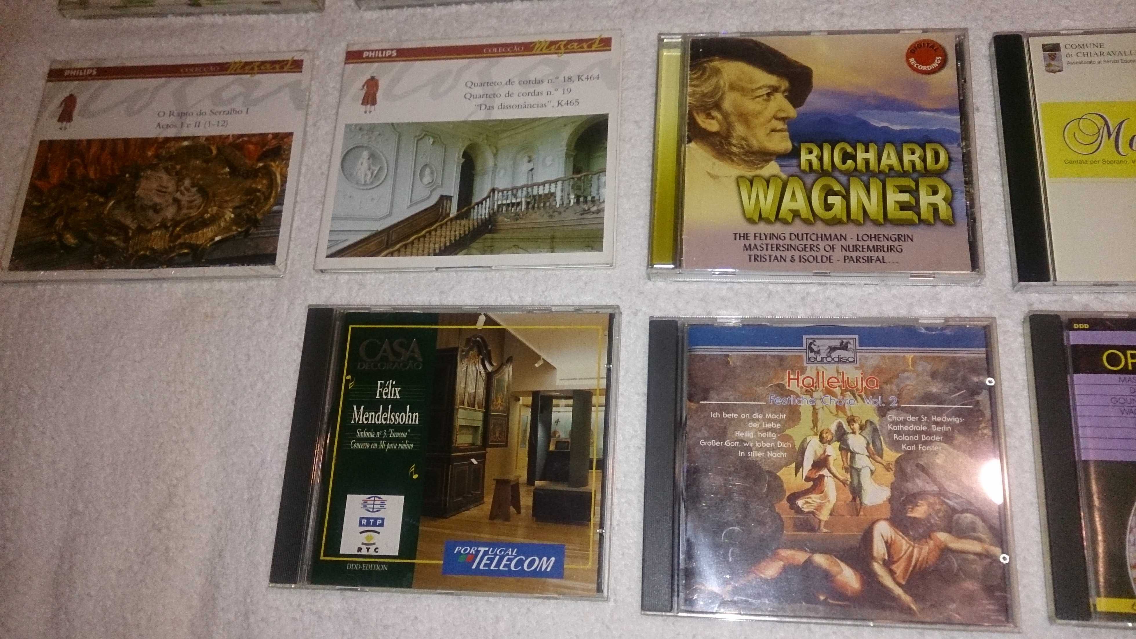 música clássica (bach, beethoven, berlioz, mozart, schumann…) cds