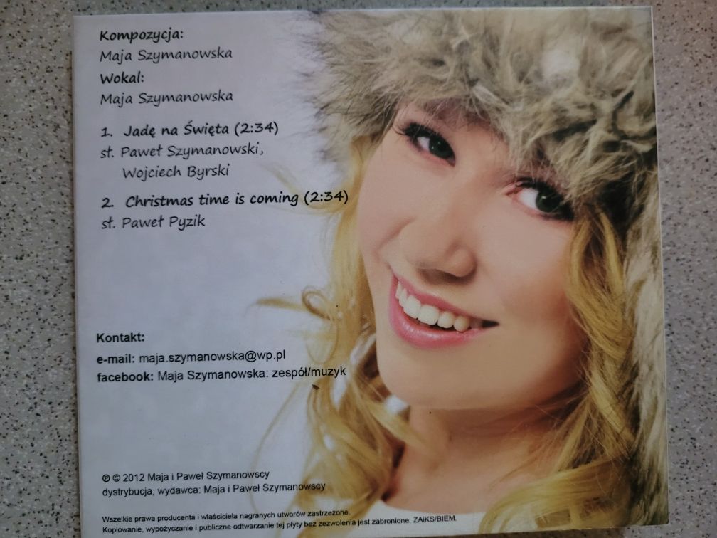 Maxi CD Maja Przymanowska Jadę na Święta 2012