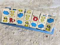 ‼️ Domino de madeira com animais; NOVO ‼️