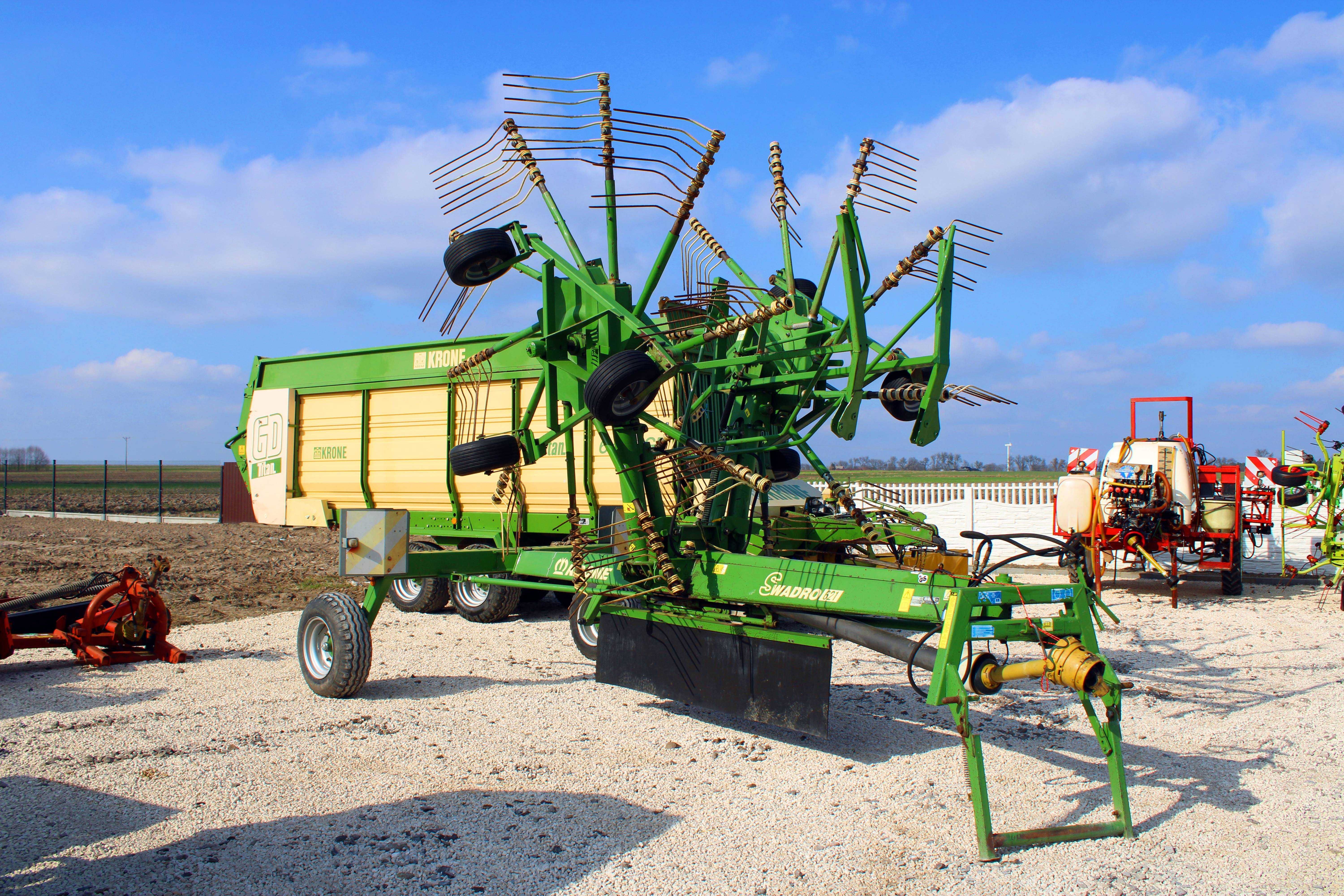 Zgrabiarka 2 karuzelowa Krone Swadro 621 nie Kuhn claas dwukaruzelowa