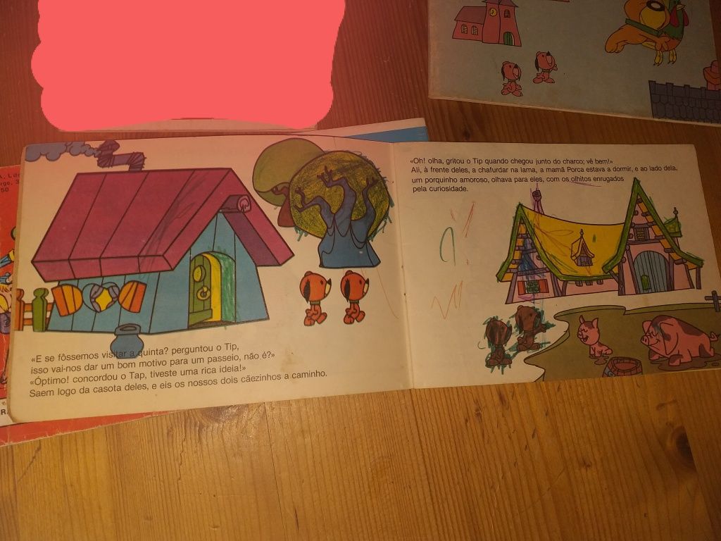 Mini Livros infantis dos anos 80