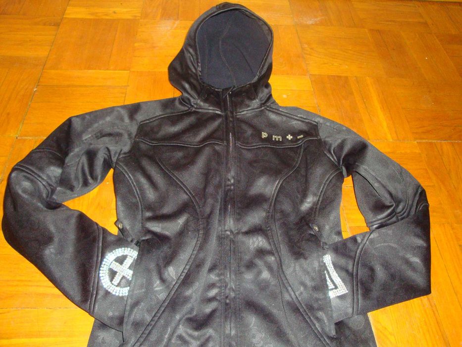 Толстовка / куртка PLUS-MINUS с капюшоном , размер XS-S (36-38 )