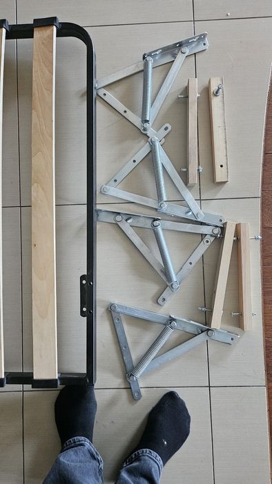 Stelaż 90x200 z mocowaniami