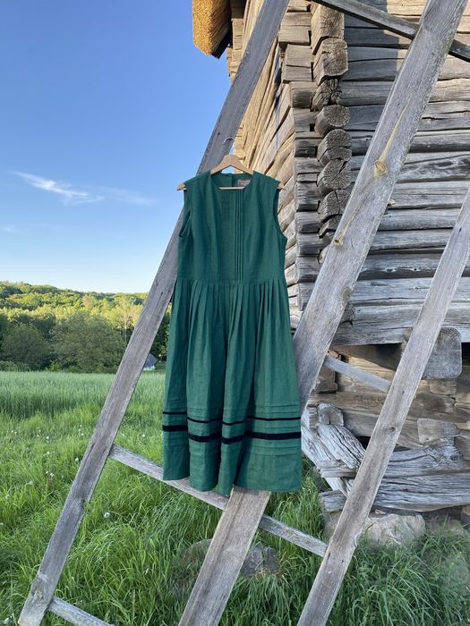 Сарафан льняний традиційне українське вбрання стрій вишиванка шарафан