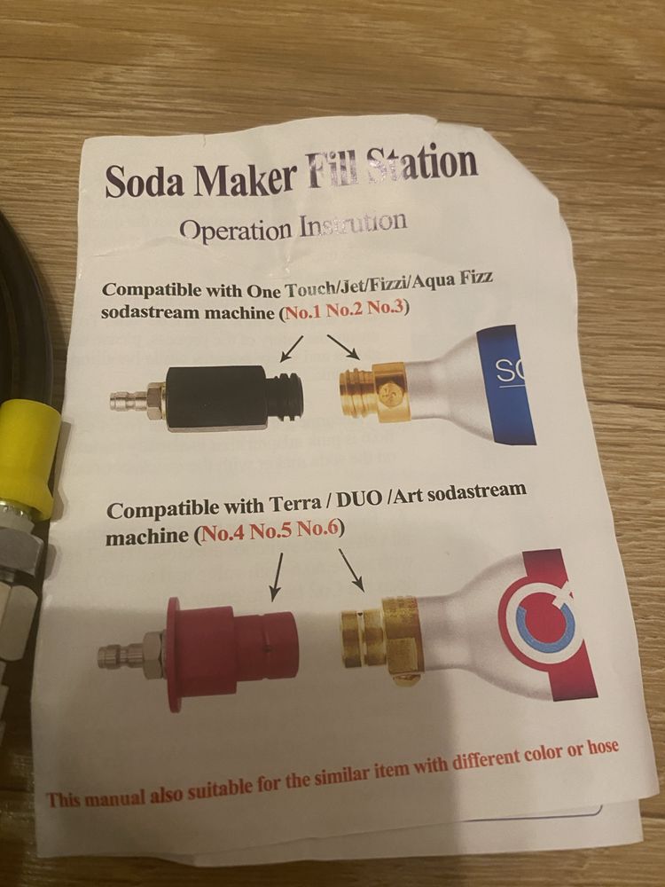 Wąż przełaczka do Sodastream i saturatora
