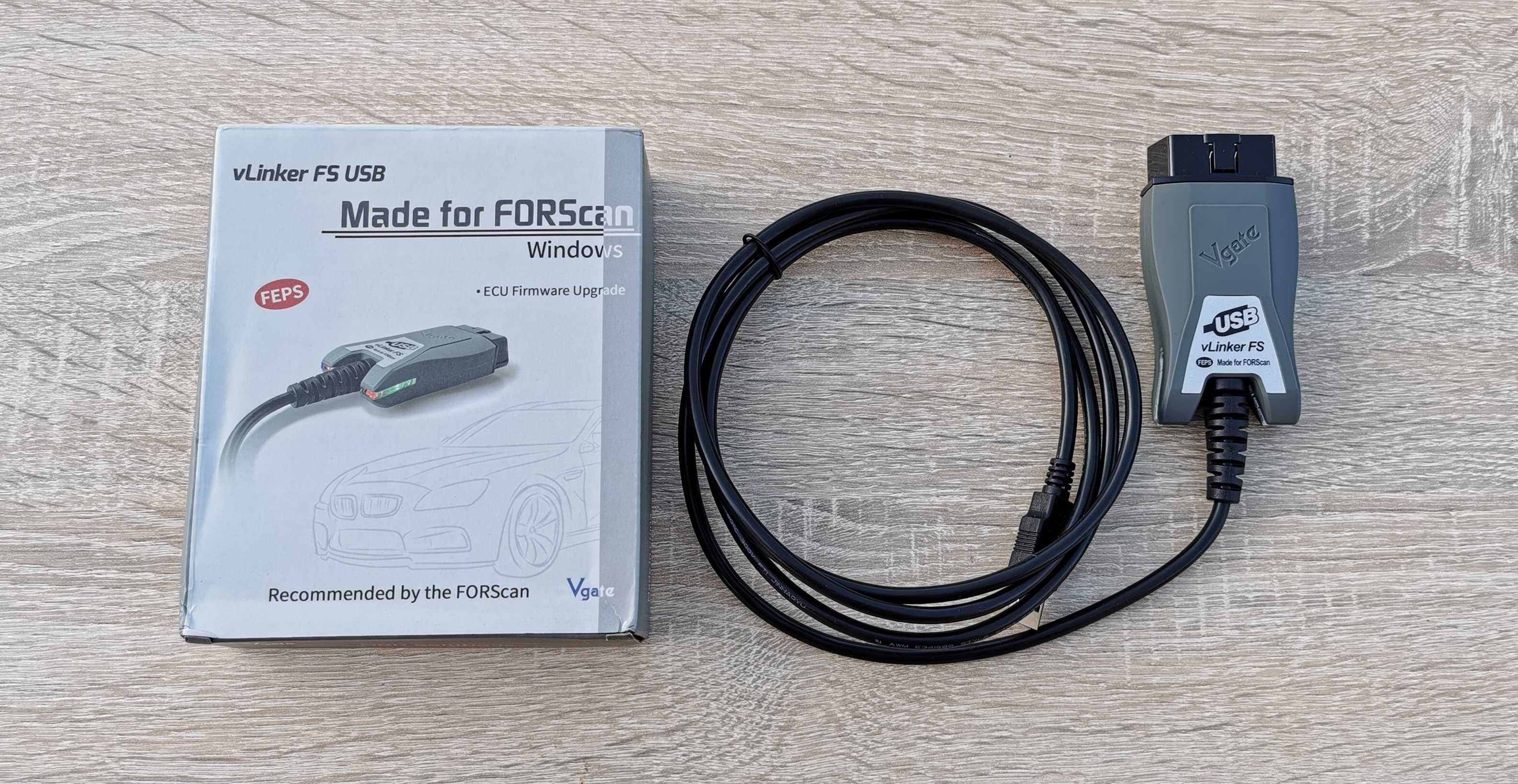 Interfejs Diagnostyczny Vgate vLinker FS USB FEPS ForScan Ford