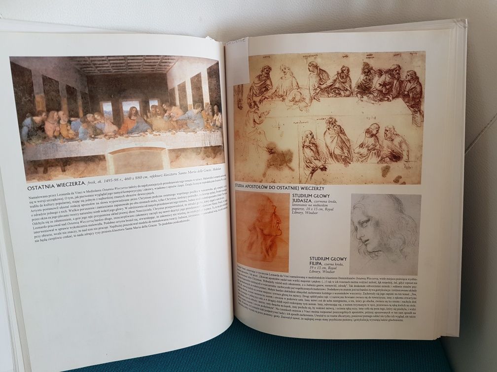 Leonardo da Vinci album  Wielka Kolekcja malarzy super stan
