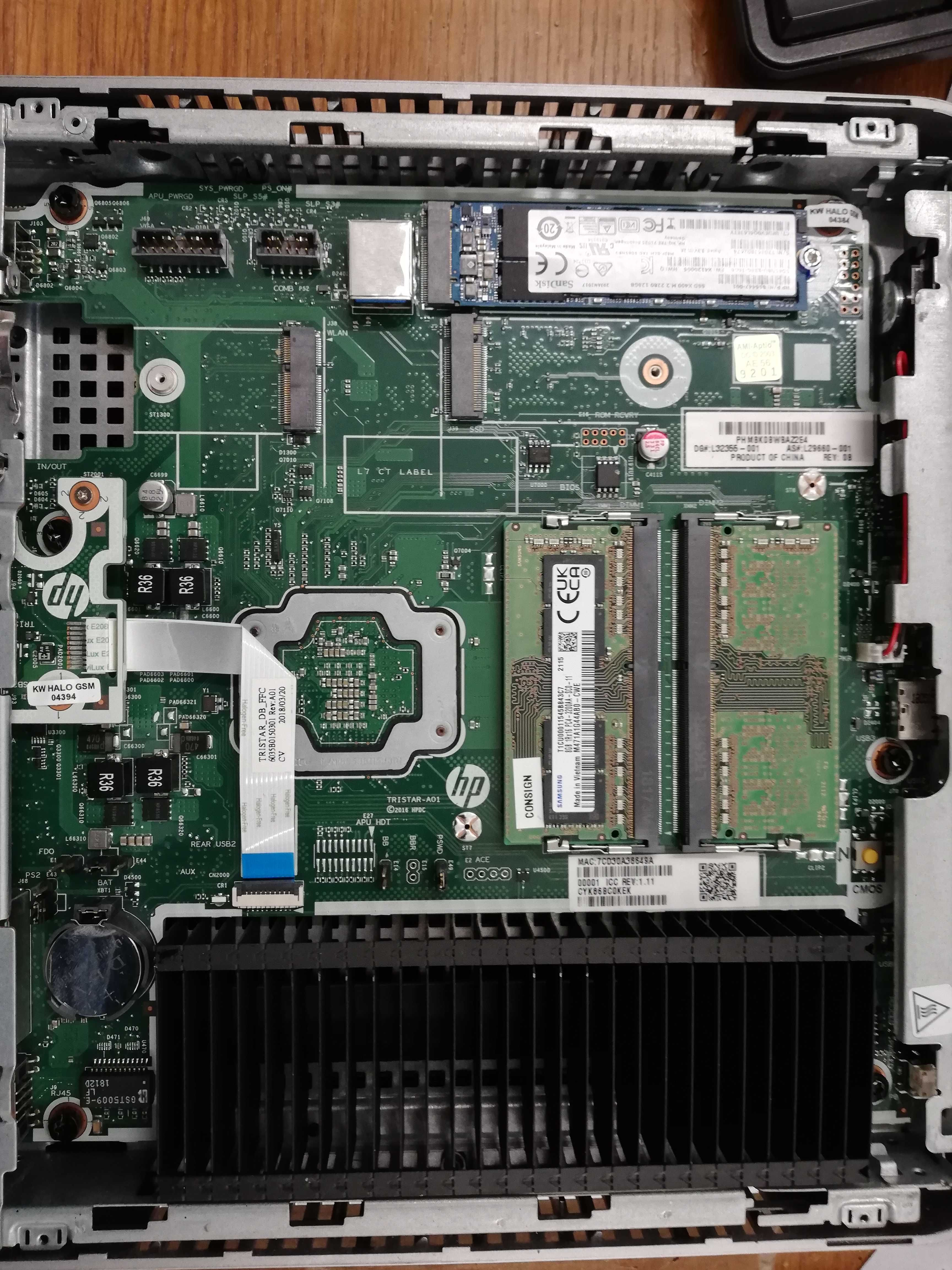 Komputer HP T630 AMD 4x2GHz 16GB RAM/512GB SSD