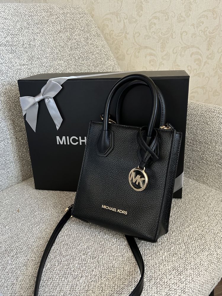 Міні сумка michael kors extra small mercer оригінал чорна