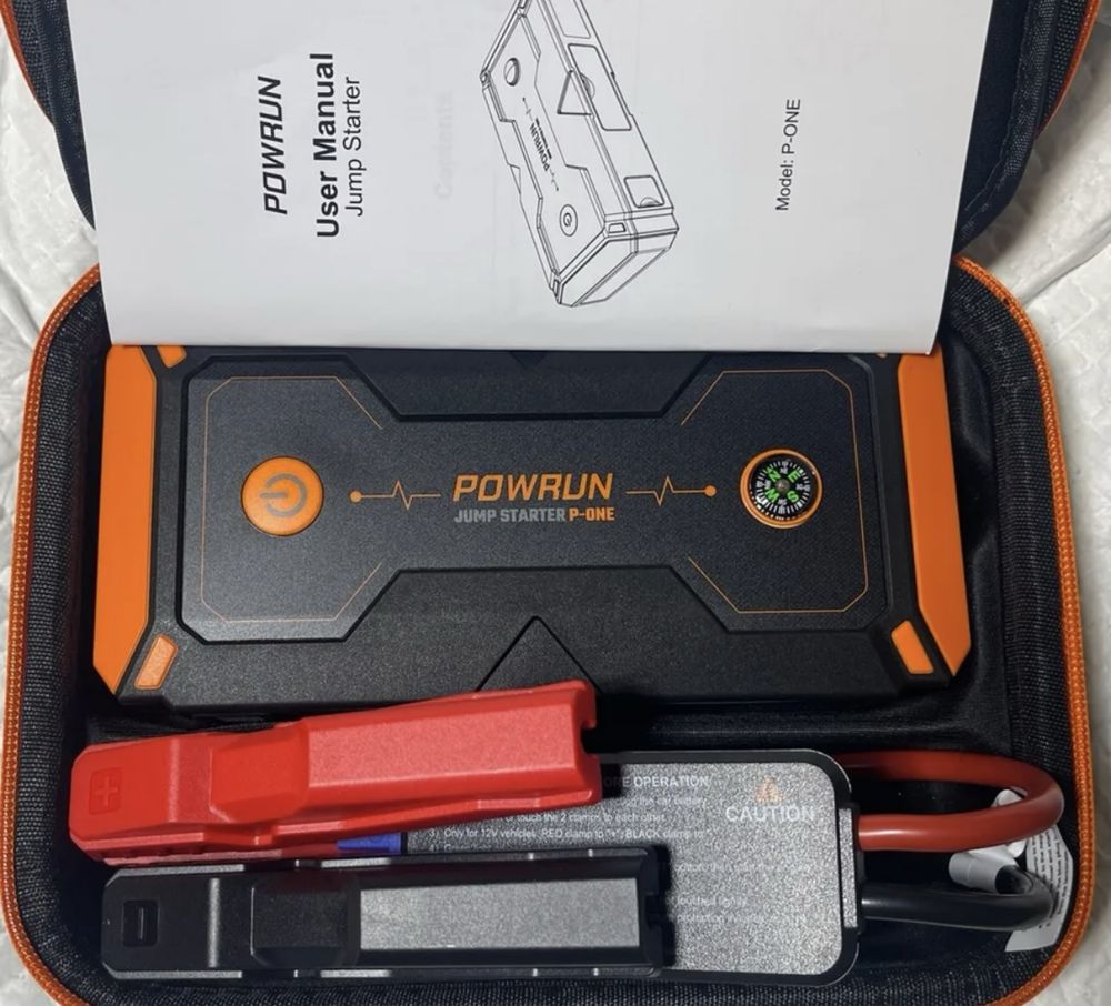 Павербанк для авто Джампер Powrun P-One Jump Starter 2000А 18000mAh