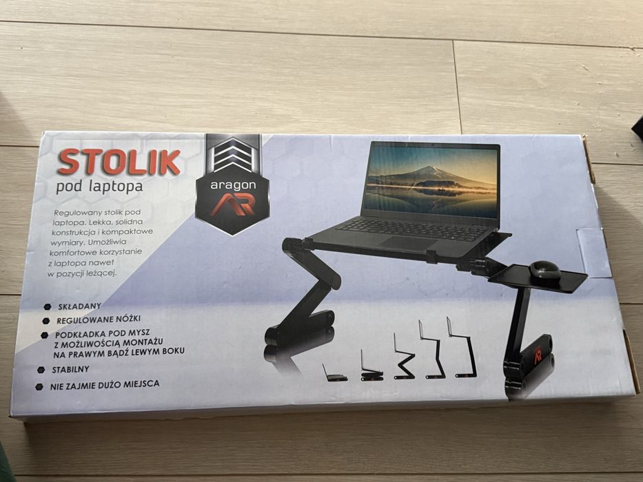Regulowany stolik pod laptopa Aragon