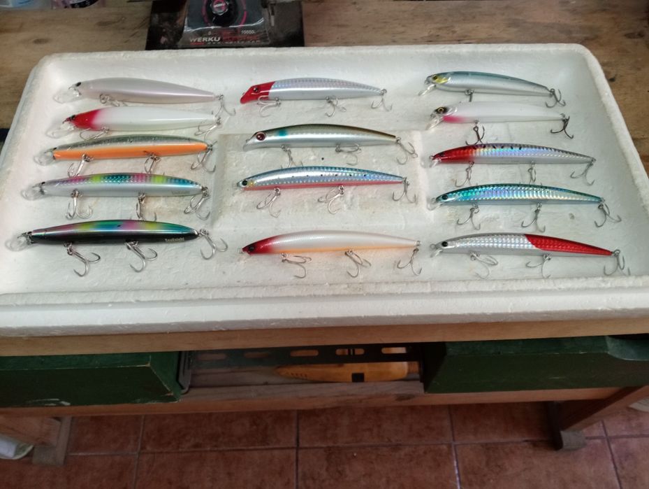 Amostras de pesca spinning