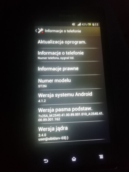 Sony Xperia J - bateria 12 dni