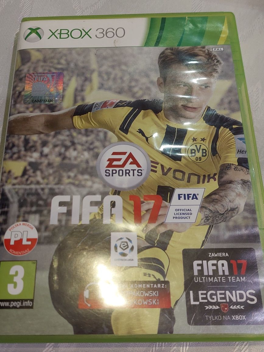 FIFA 17 na xbox 360 PL