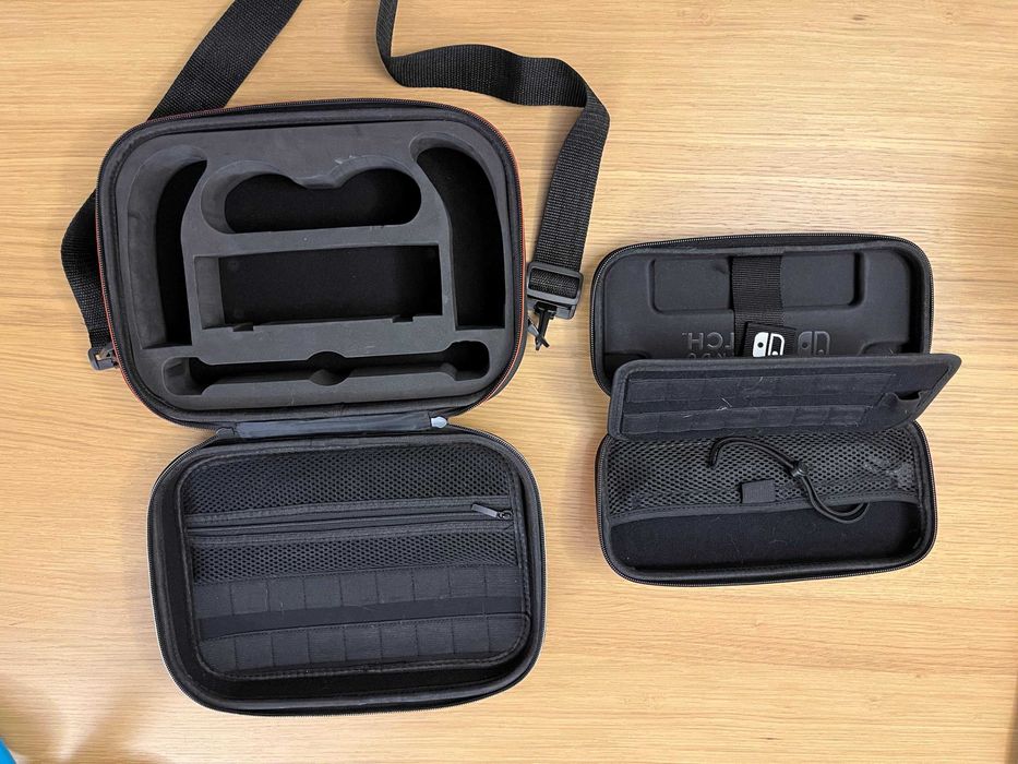 Nintendo Switch V1 HAC-001 + 2× para Joy-Con + Dock + microSD 256 GB