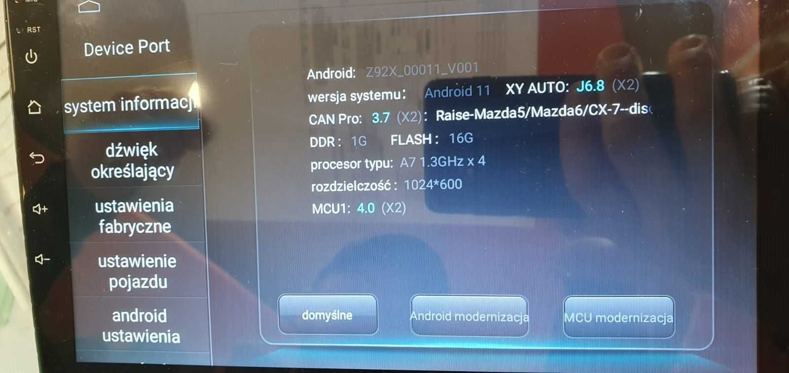 Radio 2din ANDROID BT GPS z92x 1/16 ---KOMIS MADEJ---