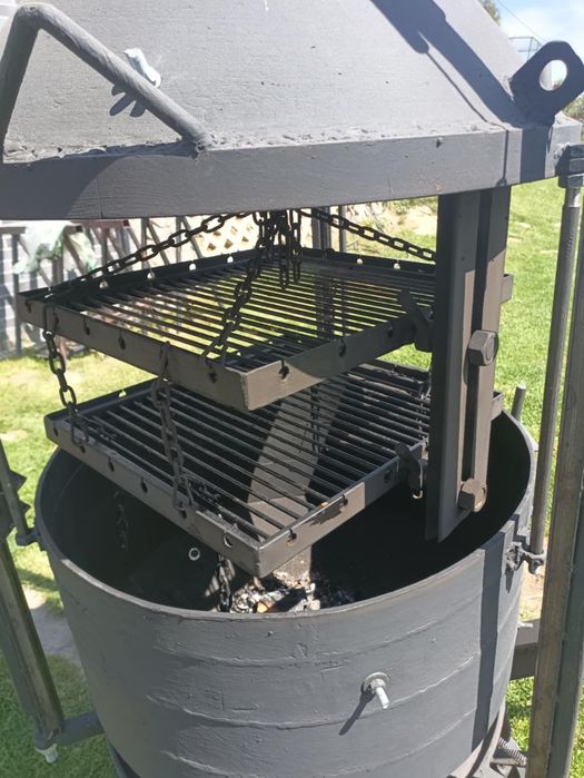 Grill  ozdobny palenisko 2w1, mobilny