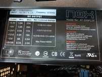 Fonte alimentação NOX AT-500P12P