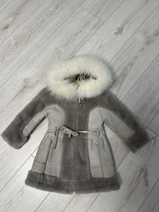 Натуральна дубленка для дівчинки