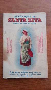 Raridade — Almanaque de Santa Zita do ano de 1954