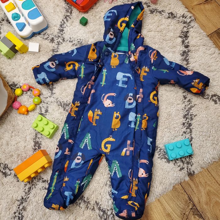 Дитячий демісезонний комбінезон на флісі M&S 9-12 місяців