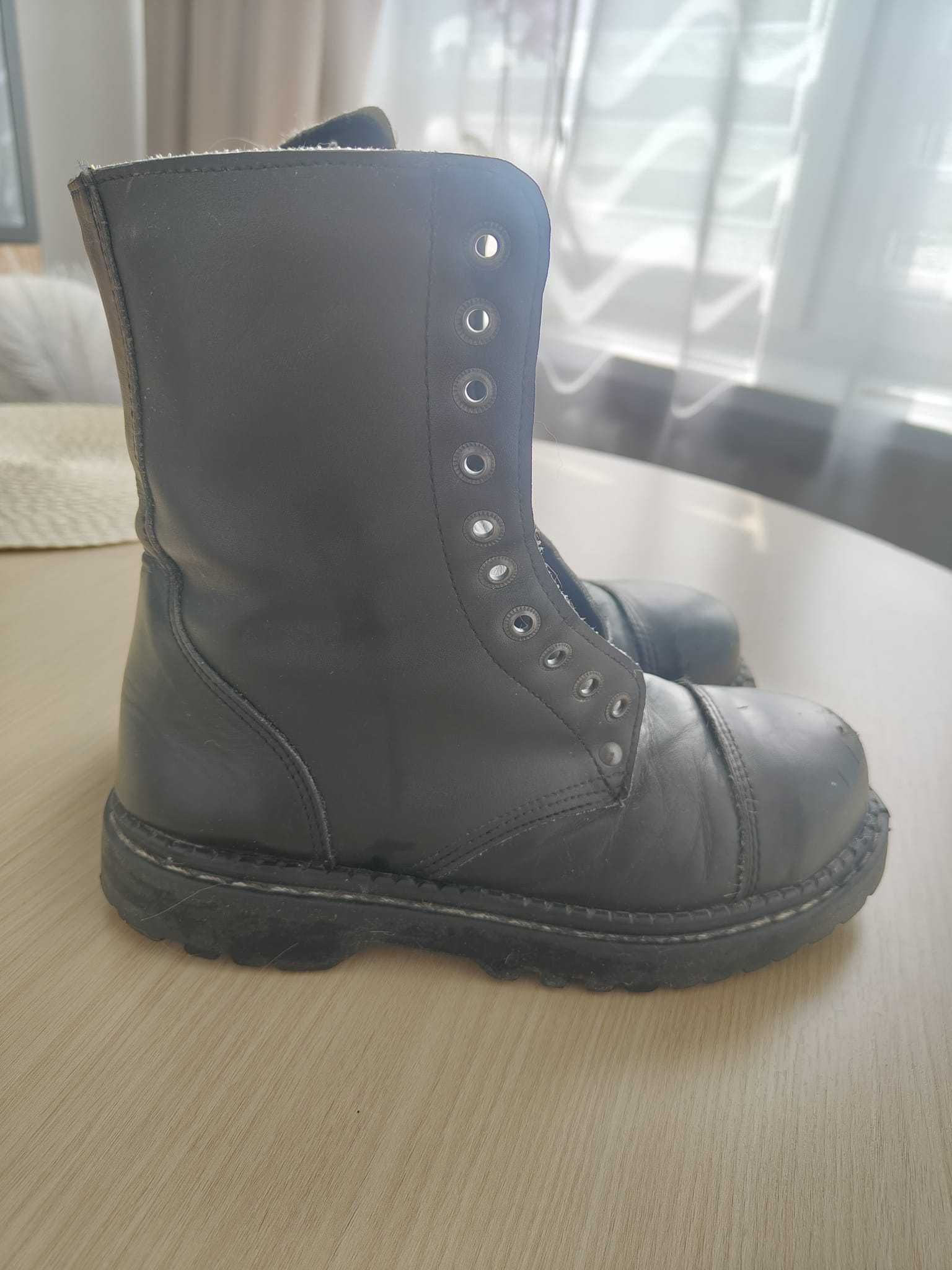 Skórzane Glany - rozmiar 40