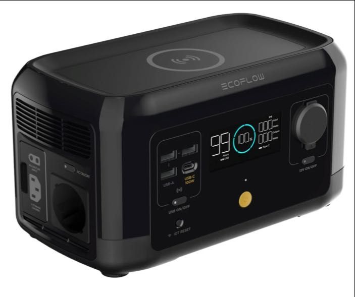 Зарядная станция EcoFlow RIVER mini, Wireless, 210 Вт/ч ЭкоФло новая