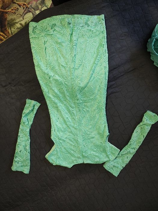 Святкова сукня зеленого кольору 134