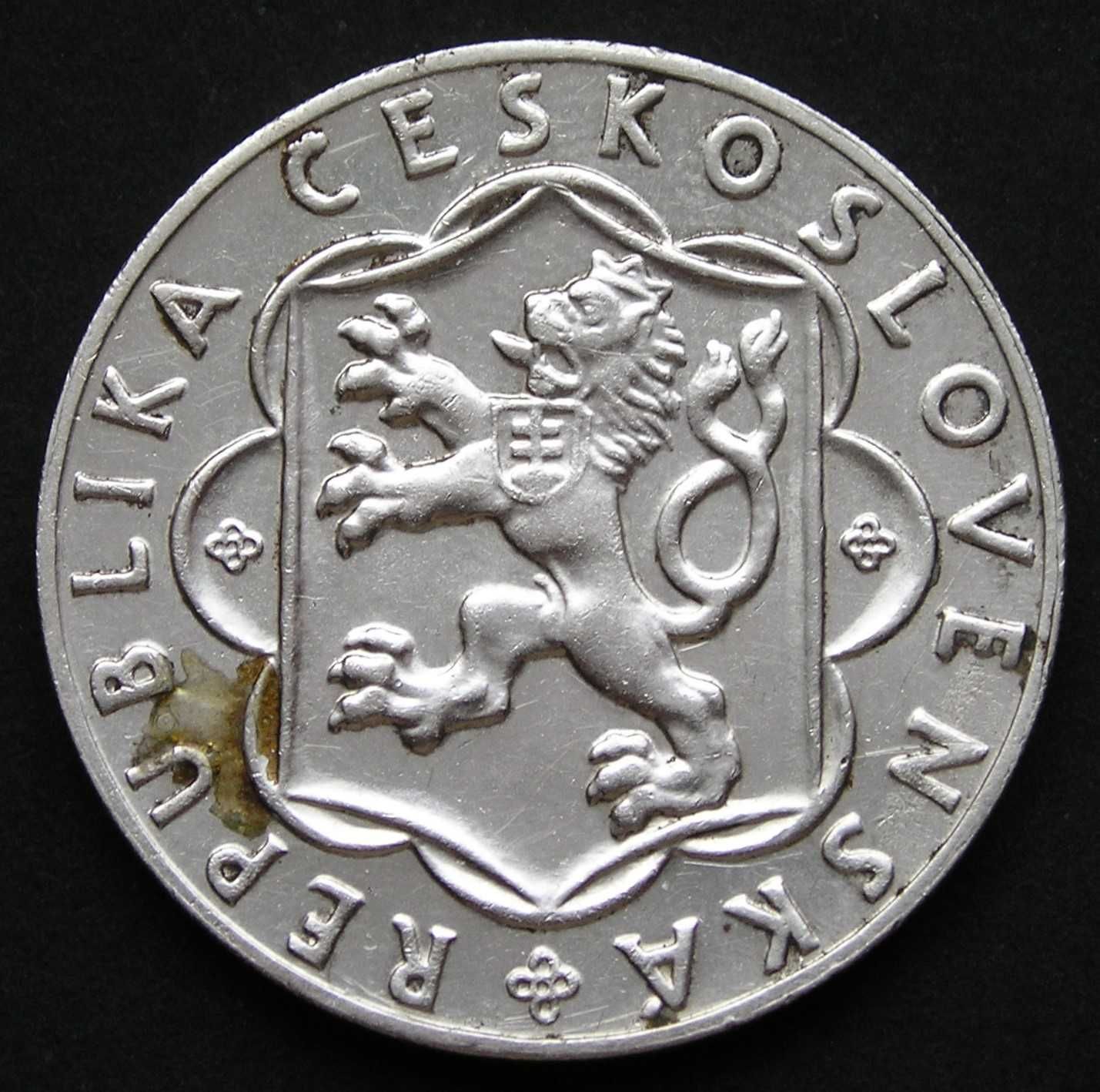 Czechosłowacja 10 koron 1954 - srebro