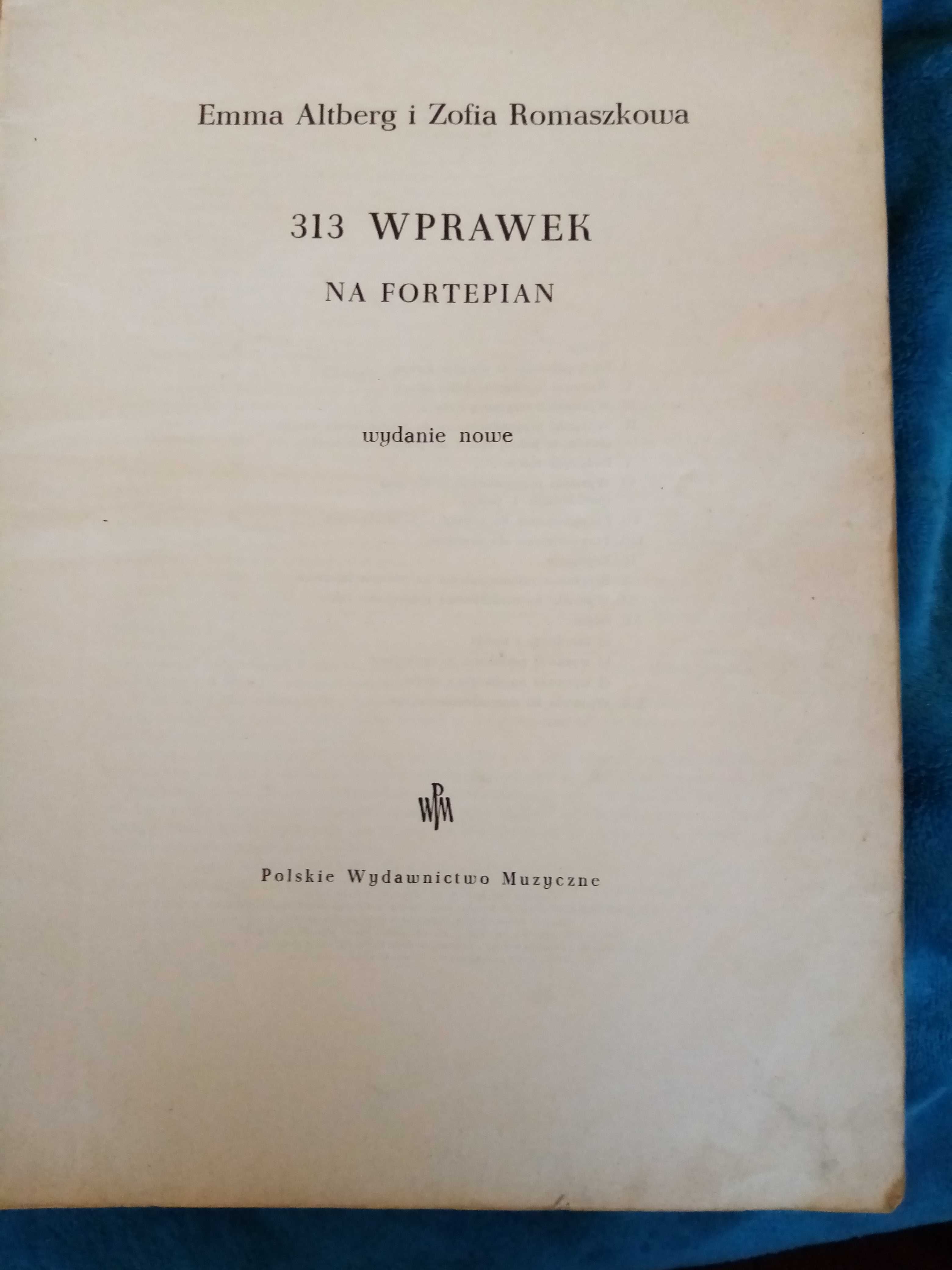 Tytuł: 313 wprawek na fortepian

Autor: . Altberg  Romaszkowa 1957r.