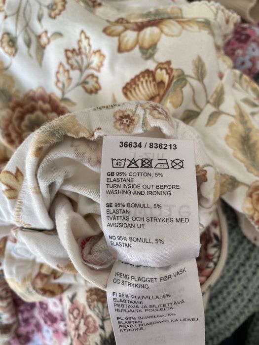 Body newbie bufki 56 brązowe kwiaty khaki