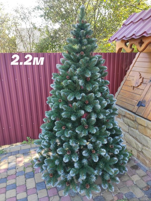 ТОП‼️ Штучна ялинка Елітна  з шишками, искусственная елка