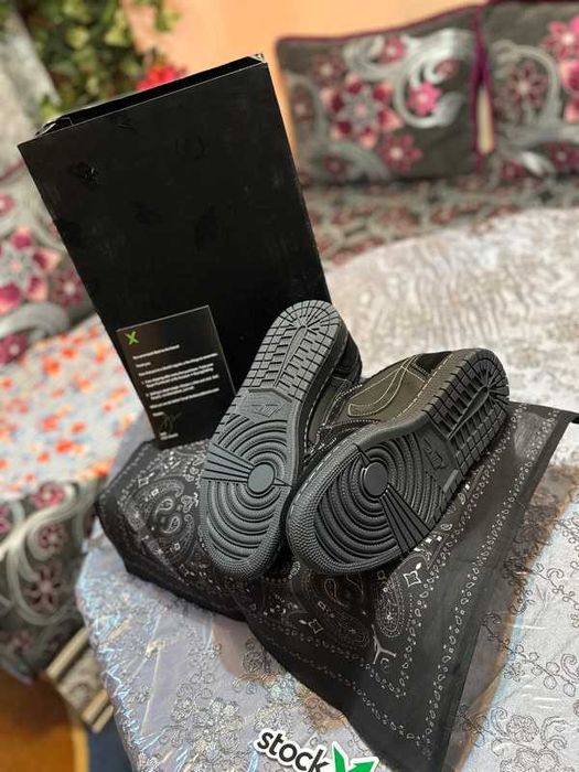 " koszykówki " Jordan 1 Retro Low OG SP Travis Scott Black Phantom R43