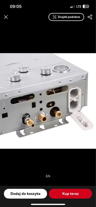 Podgrzewacz wody LPG 16l 32kW Vevor