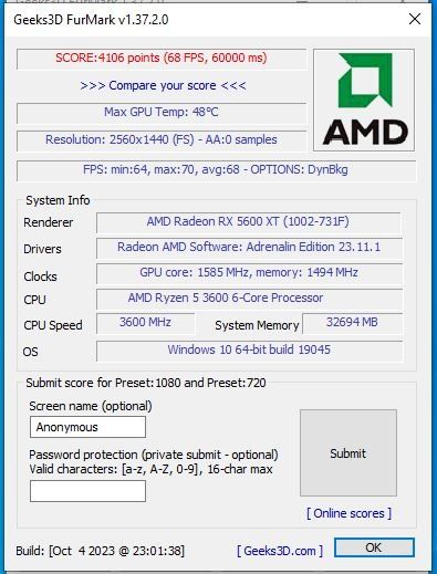 Відеокарта MSI RX5600XT 6gb