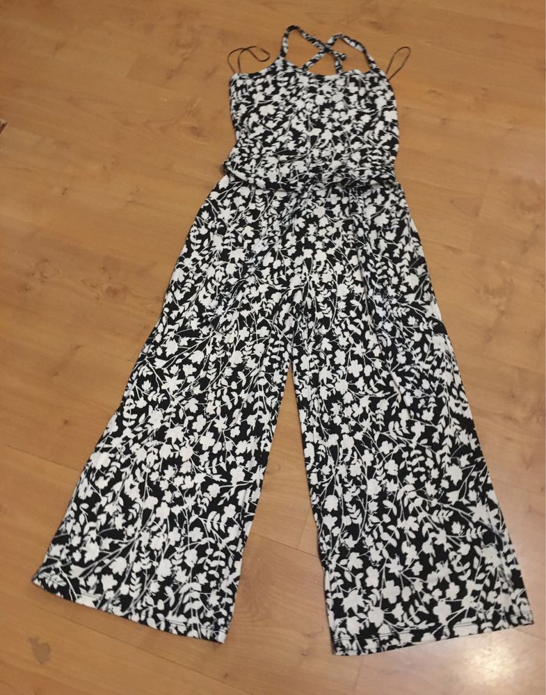 Macacao Preto Floral da Mango
