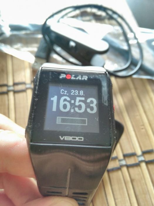 Polar V800 Black zegarek zestaw pulsometr GPS kadencja uchwyt rowerowy