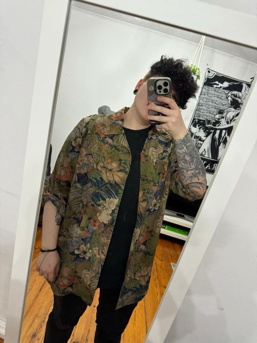 Koszula krótki rękaw unisex rozmiar XL y2k vintage aesthetic