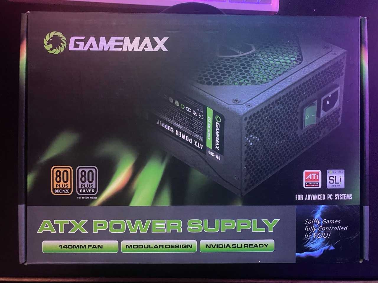 Блок живлення PSU GameMax GM-600 600W