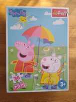 Nowe Puzzle Gigant Świnka Peppa Trefl, wiek 3+