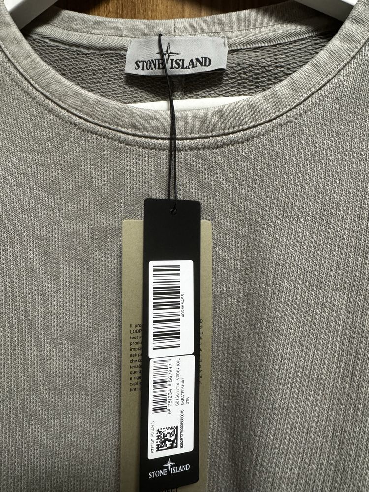 stone island closed loop project свитшот