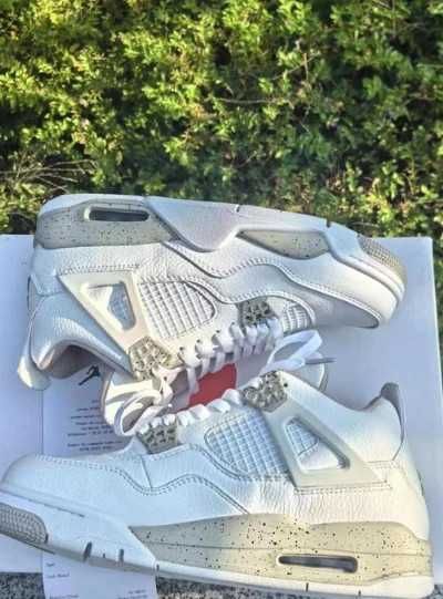 Buty meskie Mokasyny Jordan_4_Retro_White_Oreo R42