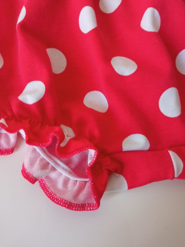 Conjunto body, tapa fralda e touca bebé 2-4 meses - Minnie Disney H&M